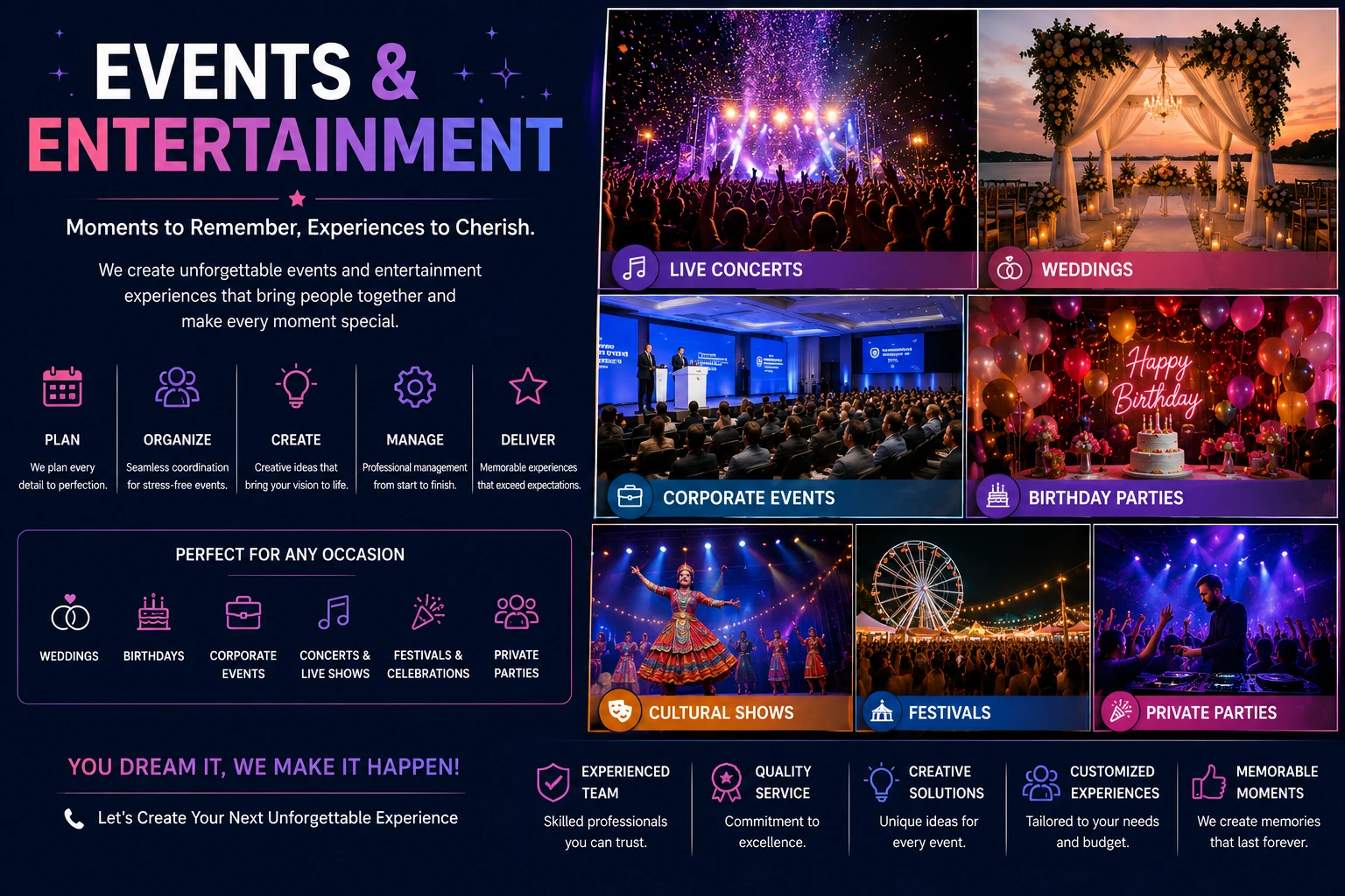 Events & Entertainment