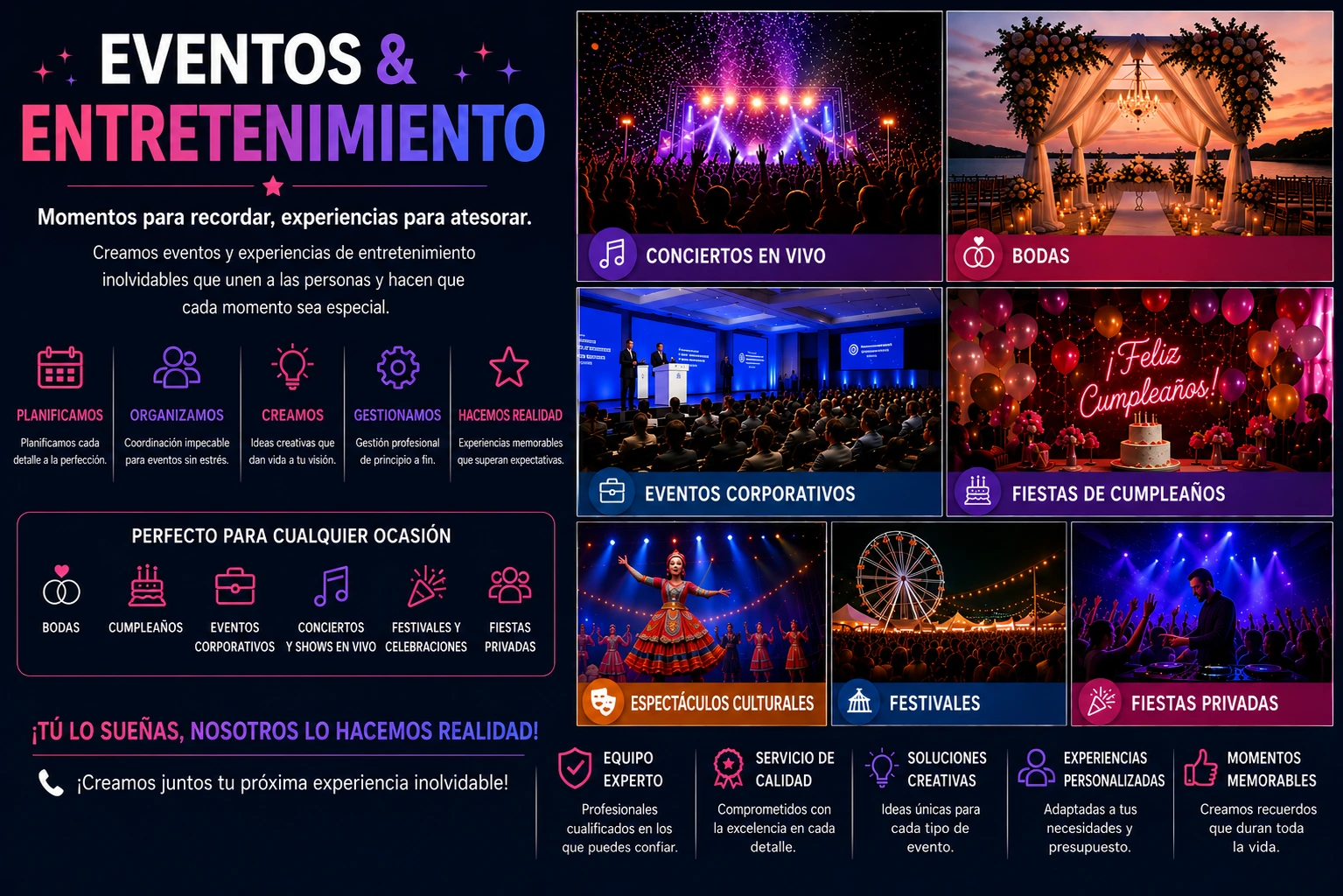 Eventos y Entretenimiento